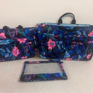Lug Bag - Floral Chariot, Travel Bag Set